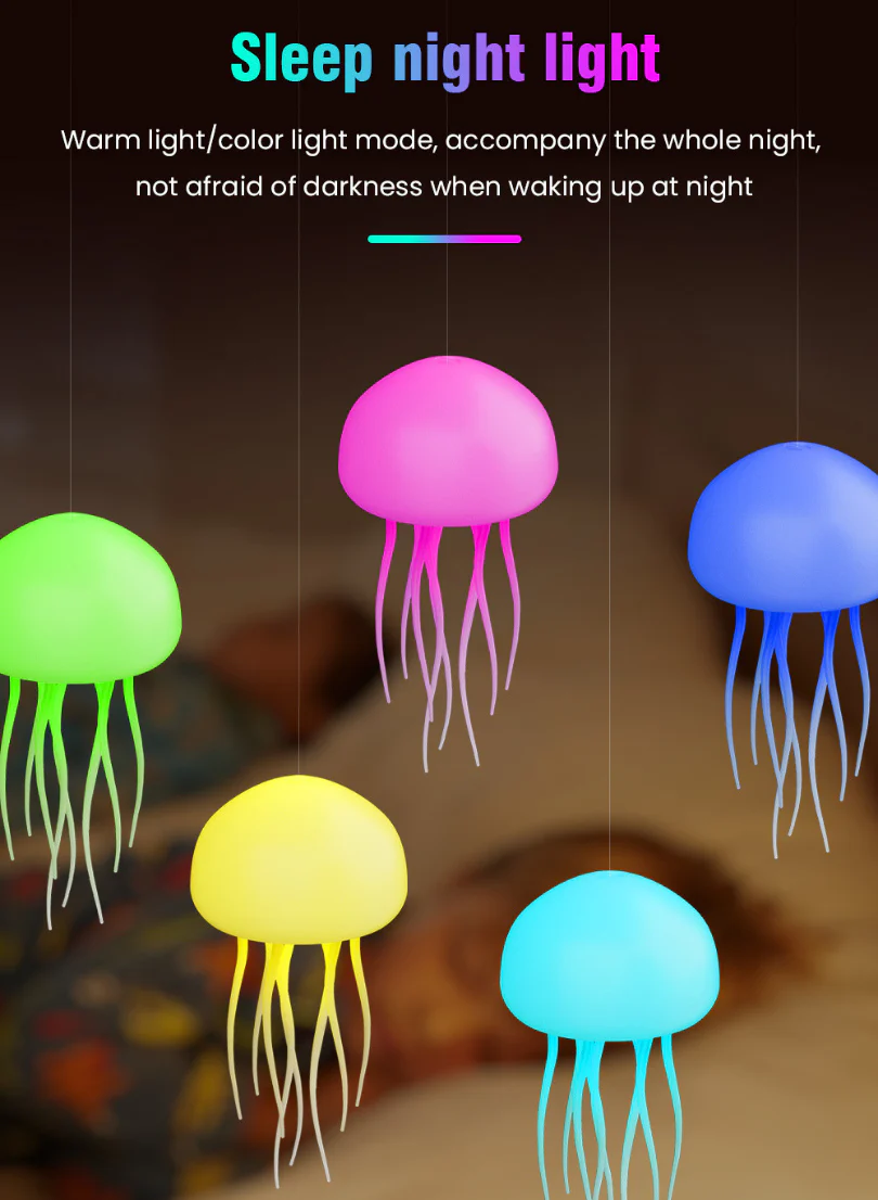 JellyFish LED lamp - Relaxation & light at the touch of a button - Image 6