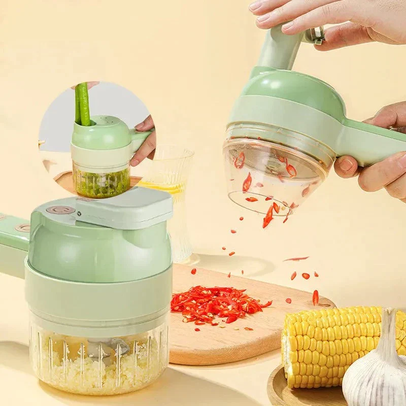 Lettucut Electric Vegetable Cutter Set - Image 4